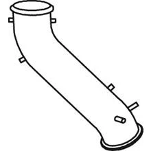 Abbildung von DINEX 21519 Abgasrohr 525 links oben 127 Euro 5