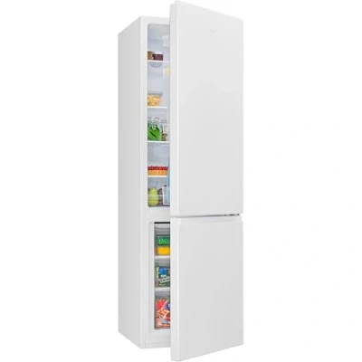 Abbildung von Bomann® Kühlschrank mit Gefrierfach 180cm hoch Kühl Gefrierkombination 268L 4 Ablagen &amp; 3 Schubladen Türanschlag wechselbar leise Kühlgefrierkombi 36db KG 7353 weiß