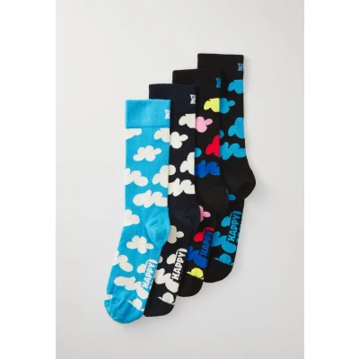 Abbildung von Happy Socks Cloudy GIFT Unisex 4 PACK Socken, Größe: 41 46, Light blue