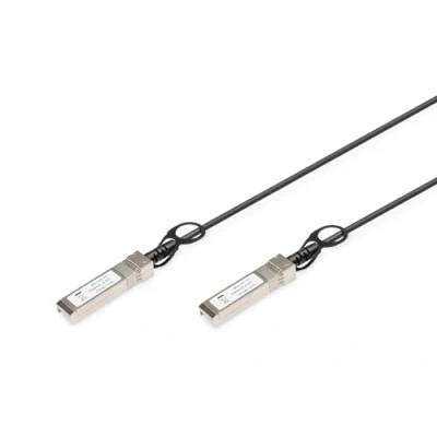 Abbildung von DIGITUS Universal SFP+ DAC Kabel 10 Gbit/s Netzwerkkabel m Direct Attach Cable Copper AWG24 Twinax Schwarz