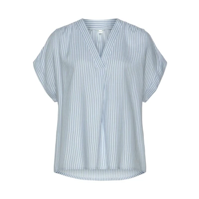 Abbildung von Lascana Bluse, Damen, Größe: 32/34, Hellblau weiß gestreift