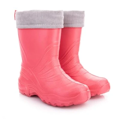 Abbildung von LEMIGO Kinder Eva Gummistiefel gefüttert TERMIX 861 (24/25, rosa/grau)