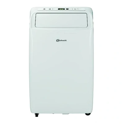 Abbildung von Bauknecht PACF29HP W BK Mobiles Klimagerät zum Kühlen und Heizen/Smarte Sensortechnik/Komfort Schlafmodus/ 9.000 BTU h/Energie Klasse Kühlung A+, Energie Heizen AA++/Farbe weiß grau