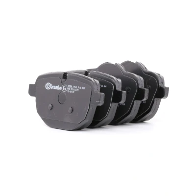 Abbildung von BREMBO P 06 064 Bremsbelagsatz für Verschleißwarnanzeiger vorbereitet mit Bremssattelschrauben ohne Zubehör BMW: 5 Touring, Saloon, 7 kfzteile,