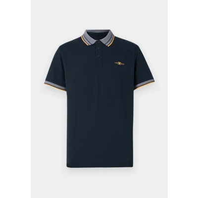 Abbildung von TOM Tailor Poloshirt, Herren, Größe: Medium, Navy/white
