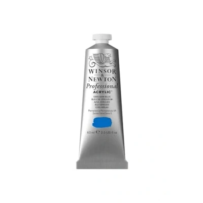 Abbildung von Winsor &amp; Newton 2320130 Professional Acrylfarbe in Künstlerqualität, hohe Farbbrillanz Deckkraft, Archivqualität, 60ml Tube Cölinblau Chrom