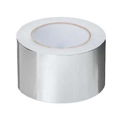 Abbildung von PROFIVENT.DE Aluminium Klebeband Hitzebeständiges Wasserdichtes Alu zum Reparieren von Metalloberflächen Metallklebeband UV Aluband Dampfsperre 45m (96mm/45m)