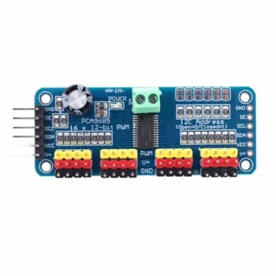 Abbildung von JZK PCA9685 16 Kanal 12 Bit PWM Servomotor Treiber IIC Modul für Arduino Roboter