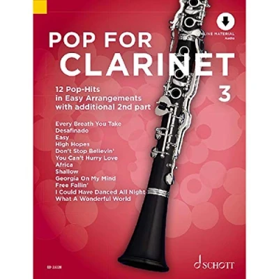 Abbildung von Pop for Clarinet 3: 12 Hits in Easy Arrangements zusätzlich mit 2. Stimme. Band 3. 1 2 Klarinetten. (Pop Clarinet, 3)