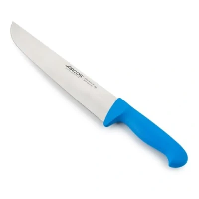 Abbildung von Arcos Serie 2900 Metzgermesser Steakmesser Klinge Nitrum Edelstahl 250 mm HandGriff Polypropylen Farbe Blau