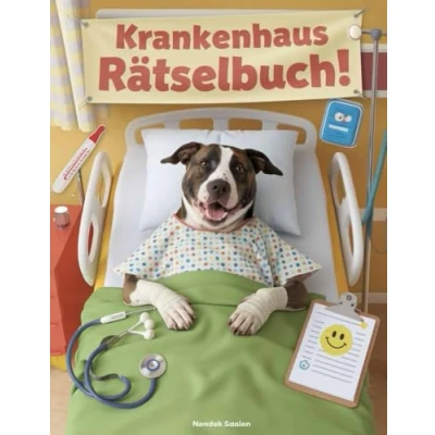 Abbildung von krankenhaus Rätselbuch für Erwachsene: geschenk zur Aufmunterung: Beschäftigung gegen Langeweile