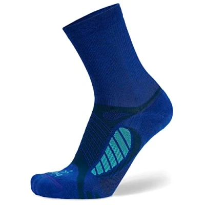 Abbildung von Balega Unisex Ultralight Crew Laufsocken, Cobalt, Small, EU Größe 36 39.5