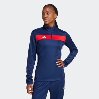 Abbildung von adidas Performance TIRO Essentials Sweatshirt, Damen, Größe: XXS, Team navy blue/red