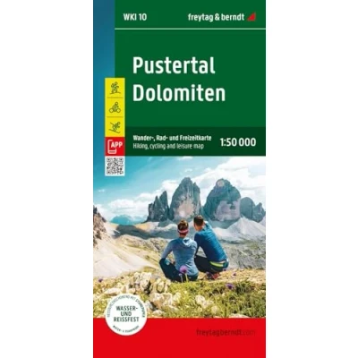 Abbildung von Pustertal Dolomiten, Wander , Rad und Freizeitkarte 1:50.000, freytag &amp; berndt, WKI 10: Mit APP, wasserfest reißfest (freytag berndt Freizeitkarten)