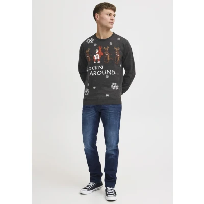 Abbildung von Blend Rudolph Sweatshirt, Herren, Größe: 3XL, Charcoal
