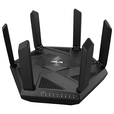 Abbildung von ASUS RT AXE7800 Tri Band WiFi 6E (802.11ax) kombinierbarer Router (Tethering als 4G und 5G Ersatz, neues 6GHz Band, AiProtection Pro, 2.5G Port, Link Aggregation, AiMesh)