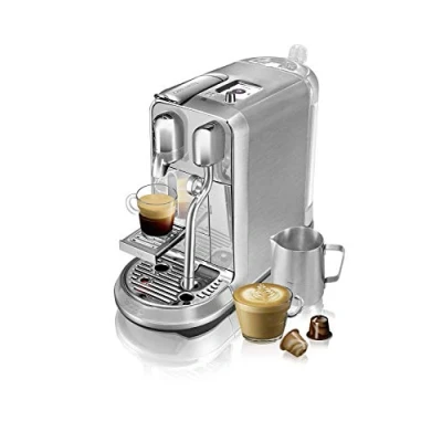 Abbildung von Sage Nespresso SNE800BSS the Creatista Plus Kaffeekapselmaschine, Gebürstetes Edelstahl