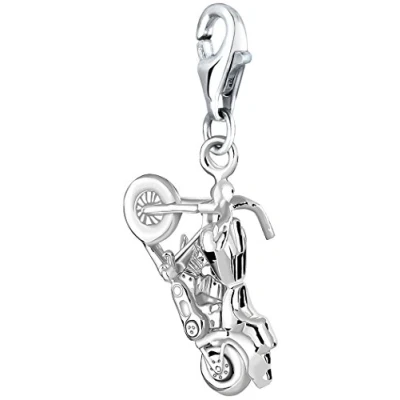 Abbildung von Nenalina Big Bike Karabiner Charm Anhänger für Bettelarmband aus 925 Sterling Silber 713073 000