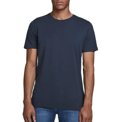 Abbildung von Jack &amp; Jones JJE basic TEE O NECK NOOS Tshirt darkblue, Herren, Größe: Large, Dark blue