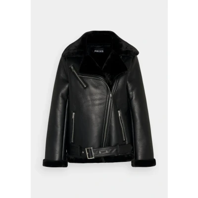 Abbildung von Pieces Pcnora Jacket Winterjacke, Damen, Größe: Small, Black