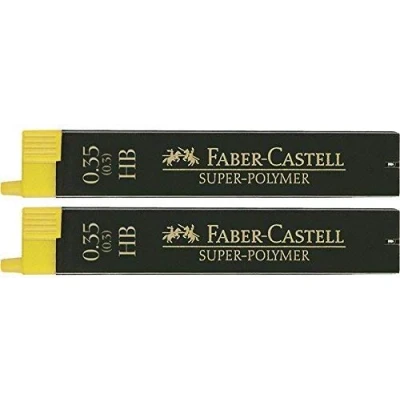 Abbildung von Faber Castell High Polymer feinminen, 2x, 0,35HB, 1
