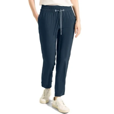 Abbildung von Cecil Bequeme Jogginghose, Damen, Größe: Sx28, Blau