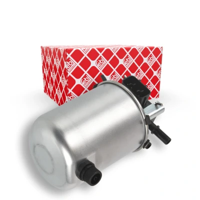 Abbildung von FEBI BILSTEIN 101325 Kraftstofffilter Leitungsfilter, mit Filterheizung NISSAN: Qashqai / Qashqai+2 I, 2, X Trail