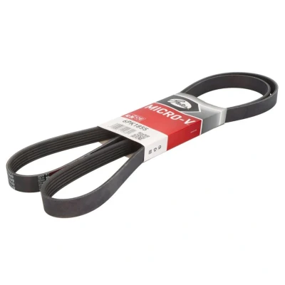 Abbildung von GATES 6PK1855 Keilrippenriemen 1855, 1853 6 Polyester, EPDM (Ethylen Propylen Dien Kautschuk) ALFA ROMEO: Giulia Saloon