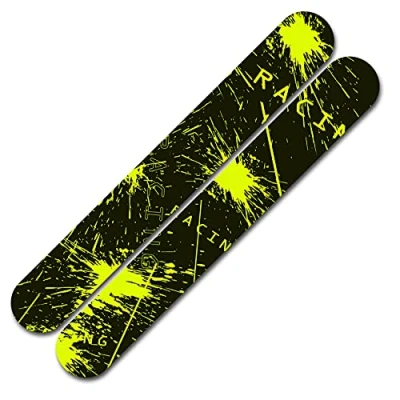 Abbildung von Finest Folia Fahrrad Kettenstreben Schutz Aufkleber Folie Lackschutz R160 (03 Racing Neon Gelb)