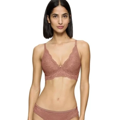 Abbildung von Triumph Charm Triangel BH, Damen, Größe: 70E, Dusty cedar