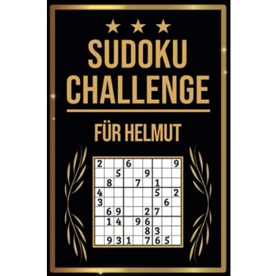Abbildung von Sudoku Challenge für Helmut: Buch I 300 Rätsel inkl. Anleitungen &amp; Lösungen Leicht bis Schwer A5 Tolles Geschenk Helmut