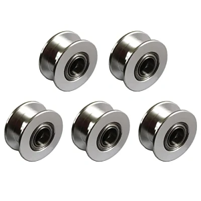Abbildung von WINSINN GT2 Umlenkrolle 20 zahnlose 6mm Bohrung Breite Timing Pulley Rad Aluminium für 3D Drucker (5er Pack)