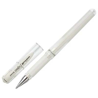 Abbildung von uni ball Gel Impact UM 153 Tintenroller, breit, 1,0 mm, Weiß, 3 Stück