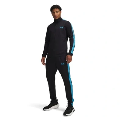 Abbildung von Under Armour Track SUIT SET Trainingsanzug, Herren, Größe: Small, Black/ether blue