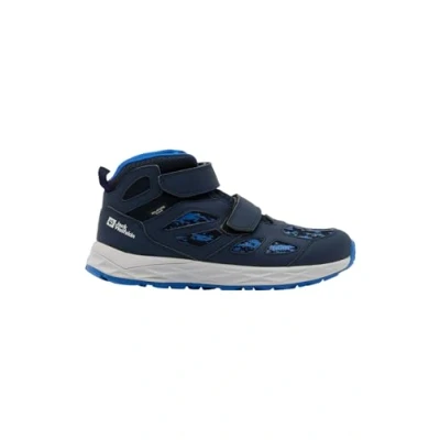 Abbildung von Jack Wolfskin Woodland 2 Texapore MID Unisex Hikingschuh für Kinder, Größe: 32, Night blue Textil/synthetik