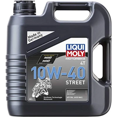 Abbildung von LIQUI MOLY Motorbike 4T 10W 40 Street 4 L Motorrad Takt Öl Art. Nr.: 1243