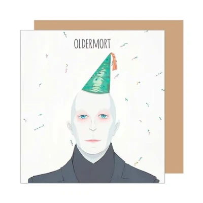 Abbildung von Edition Seidel Premium quadratische Geburtstagskarte mit Umschlag. Glückwunschkarte Happy Birthday Karte Spruch für Mann Frau Freund Freundin Oldermort lustig (GQ405 SW025)
