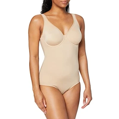 Abbildung von Sassa Damen Formender Body doppelt vorgeformt 00903, Einfarbig, Gr. 80D, Elfenbein (Skin 00428)