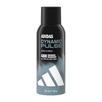Abbildung von adidas Dynamic Pulse Deo Body Spray für ihn, 48 Stunden extra langanhaltender Duft, frisch holzig, 150 ml