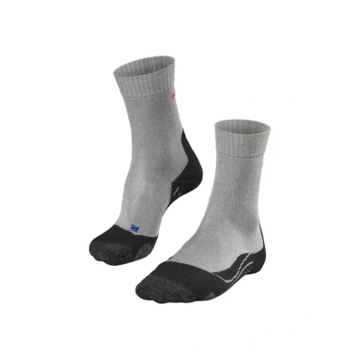 Abbildung von FALKE Damen Wandersocken TK2 Explore Cool W SO Funktionsgarn antiblasen dick 1 Paar, Grau (Light Grey 3403), 41 42