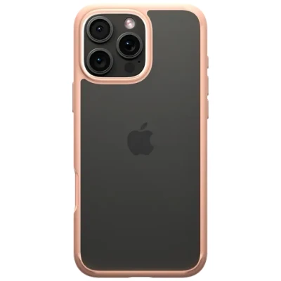 Abbildung von Spigen Ultra Hybrid TPU Back Cover Rosa/Durchsichtig Apple iPhone 16 Pro
