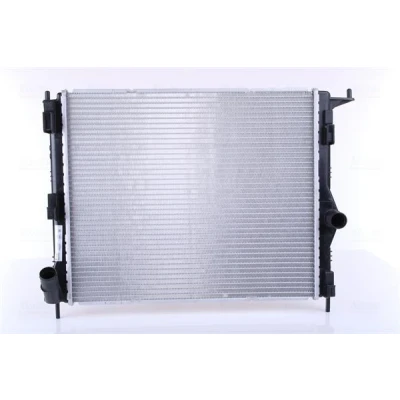 Abbildung von NISSENS 637609 Kühler, Motorkühlung Aluminium 477 406 16 Kühlrippen mechanisch gefügt, gelötet DACIA: Logan I Saloon, Express