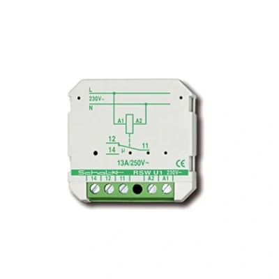 Abbildung von Schaltrelais 230V AC, 1 Wechsler (UP) SCHALK RSW U1 (230V AC)