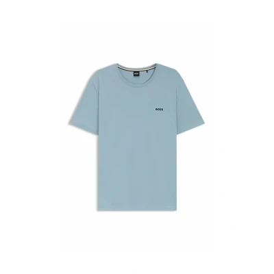 Abbildung von BOSS MIX Match Nachtwäsche Shirt, Herren, Größe: Medium, Open blue twentythree