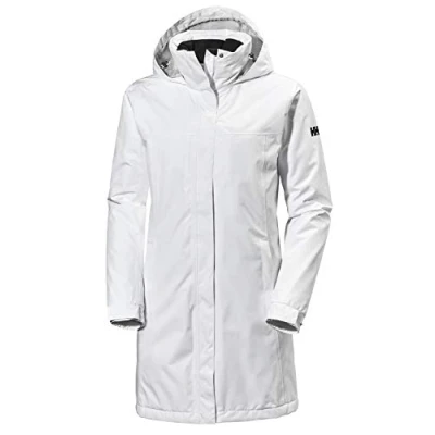 Abbildung von Helly Hansen Damen Regenjacke W Aden Long Insulated, Weiß, XS, 62649