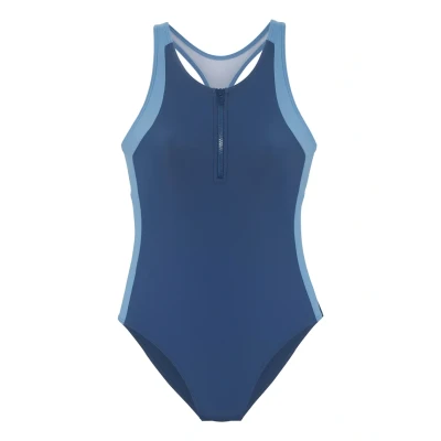 Abbildung von Lascana Swimsuit Oceana Badeanzug, Damen, Größe: 36, Smokyblue