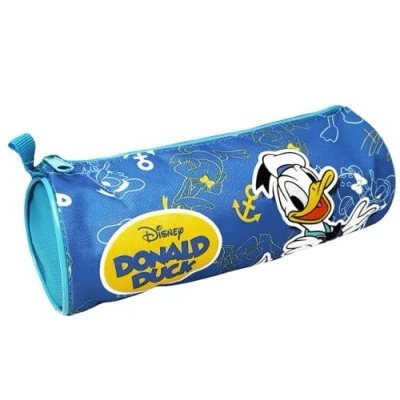 Abbildung von Disney Federmäppchen Tombolino Donald Duck für Schule Größe 22 x 8 cm, durchsichtig, mit Reißverschluss