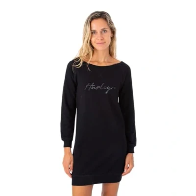 Abbildung von Hurley Damen W Oceancare O&amp;o Script Fleece Dress Lässiges Kleid, rot (Mineral Red), L