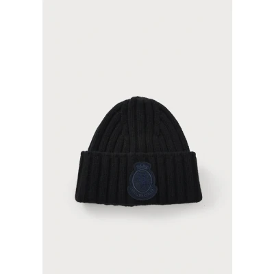 Abbildung von Tommy Hilfiger Crest Fluffy Beanie Mütze, Damen, Größe: One Size, Space blue