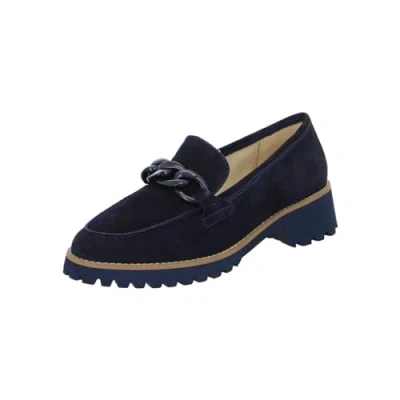 Abbildung von ara Slipper, Damen, Größe: 39, Blau Veloursleder
